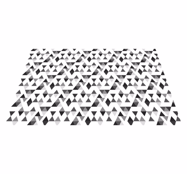 Vinyl teppich geometrisch geometric pattern rug - TenStickers