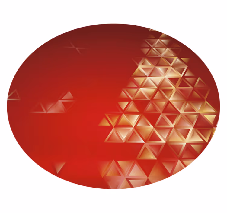 Vinyl Teppich geometrisch geometrische ombre-kugel - TenStickers