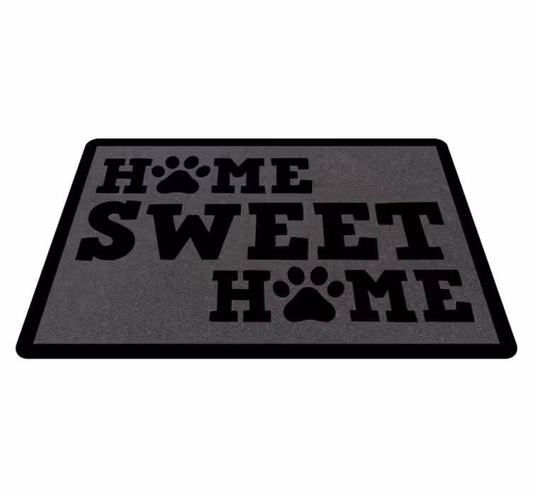 Vinyl Teppich Text pfotenfreundlicher eingang - TenStickers
