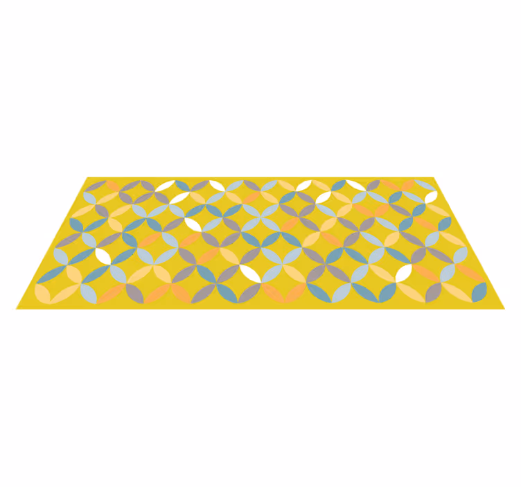Vinyl Teppich geometrisch abstrakte geometrische komposition - TenStickers