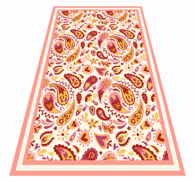 Vinyl Teppich Textur paisley-struktur - TenStickers