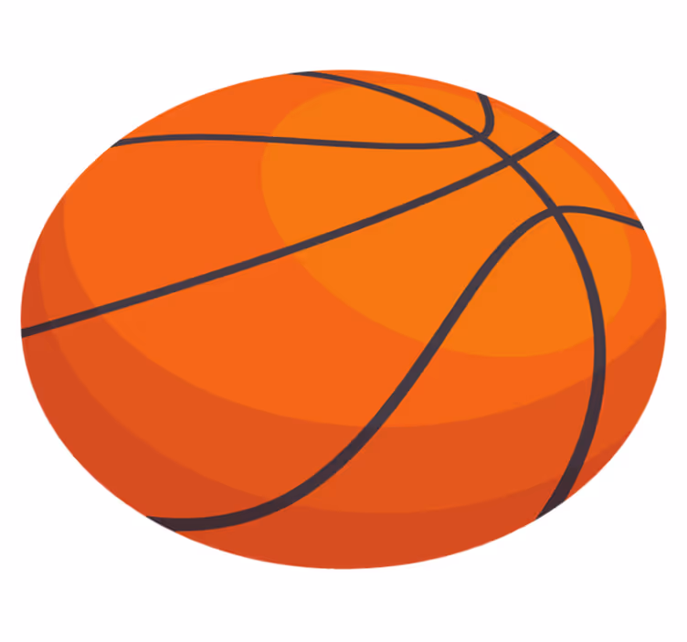 Vinyl Teppich kindlich basketball-muster - TenStickers