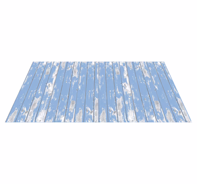 Vinylteppich Holz Blaue holzstruktur - TenStickers