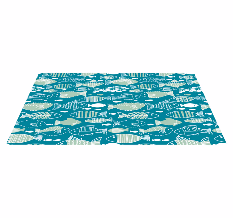 Vinyl Teppich Tiere wassermuster - TenStickers
