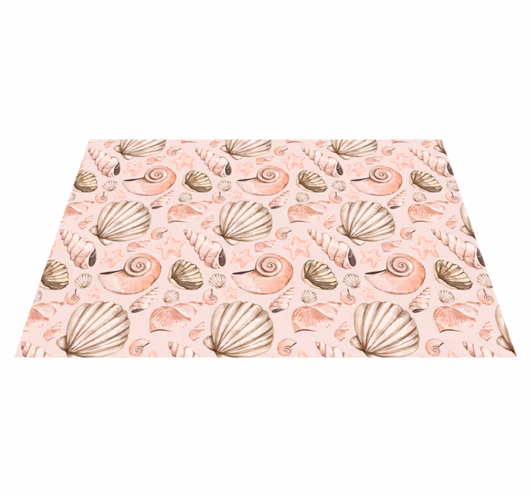 Vinyl Teppich Tiere muschelmuster - TenStickers