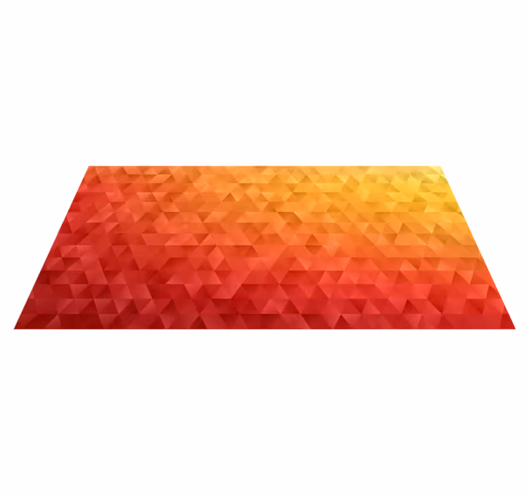 Vinyl Teppich geometrisch geometrischer farbverlauf - TenStickers