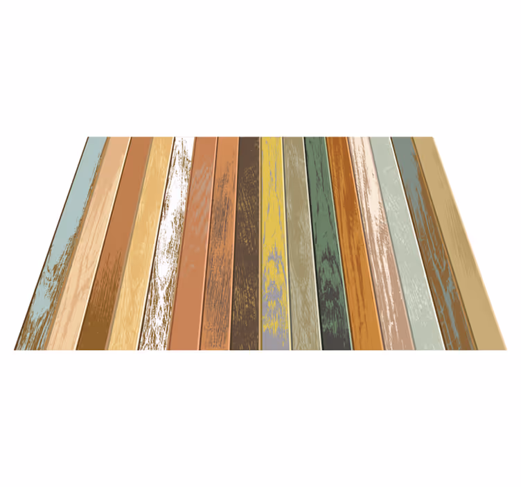 Vinyl Teppich Textur abstrakte pinselstriche - TenStickers