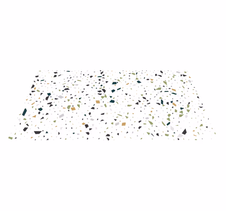 Vinyl Teppich Badezimmer terrazzo-spritzer - TenStickers