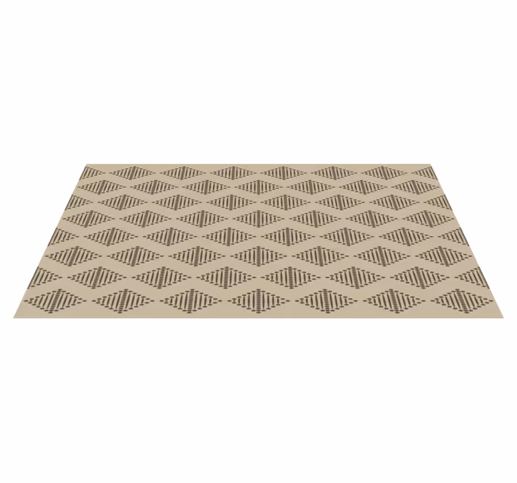 Vinyl Teppich geometrisch geometrisches musterelement - TenStickers