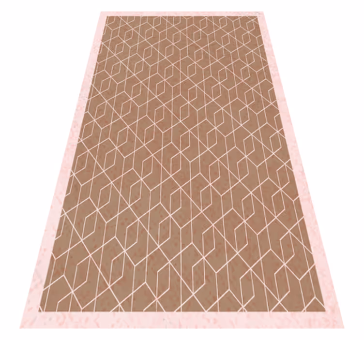 Vinyl Teppich geometrisch geometrische einfachheit - TenStickers