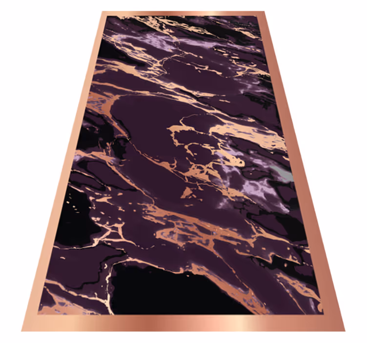 Vinyl Teppich Marmor marmoriertes muster - TenStickers