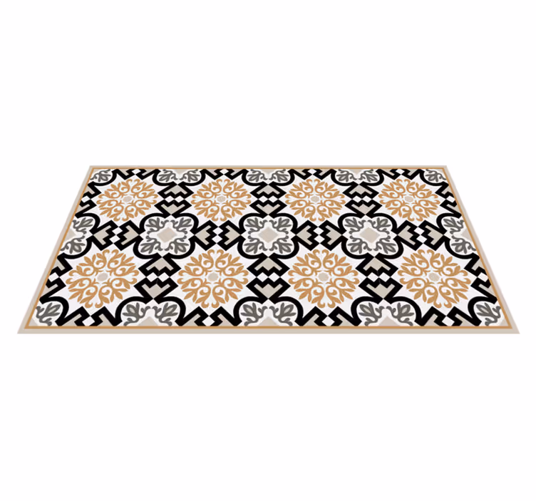 Vinyl Teppich Mosaik kompliziertes Mosaikwerk - TenStickers