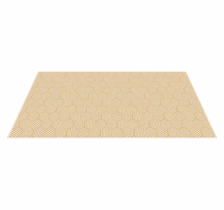 Vinyl Teppich geometrisch fischgrätmuster eleganz - TenStickers