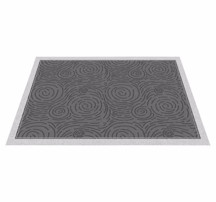 Vinyl teppich textur mit wirbelmustern - TenStickers