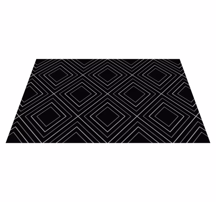 Vinyl Teppich geometrisch monochromatische geometrische - TenStickers