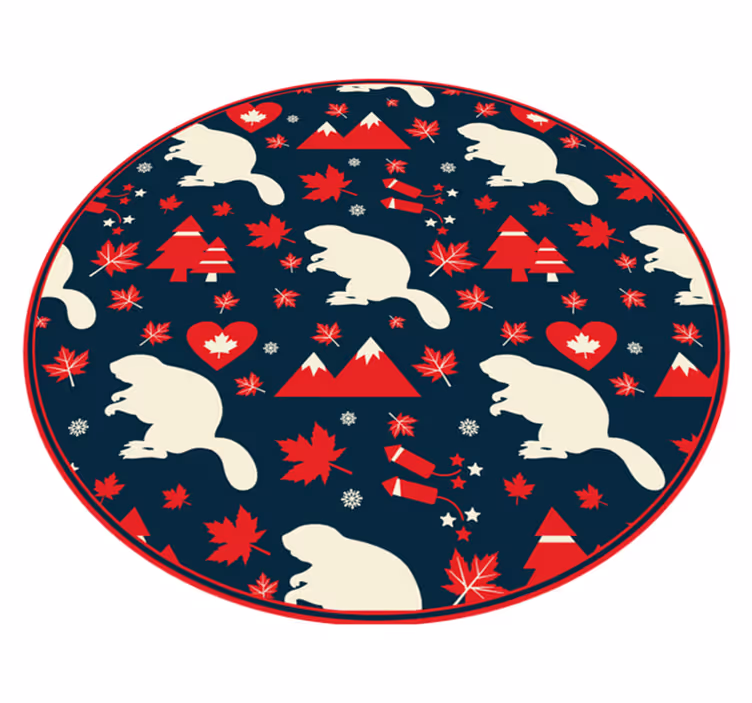 Vinyl Teppich Weihnachten festliches richtdiagramm - TenStickers