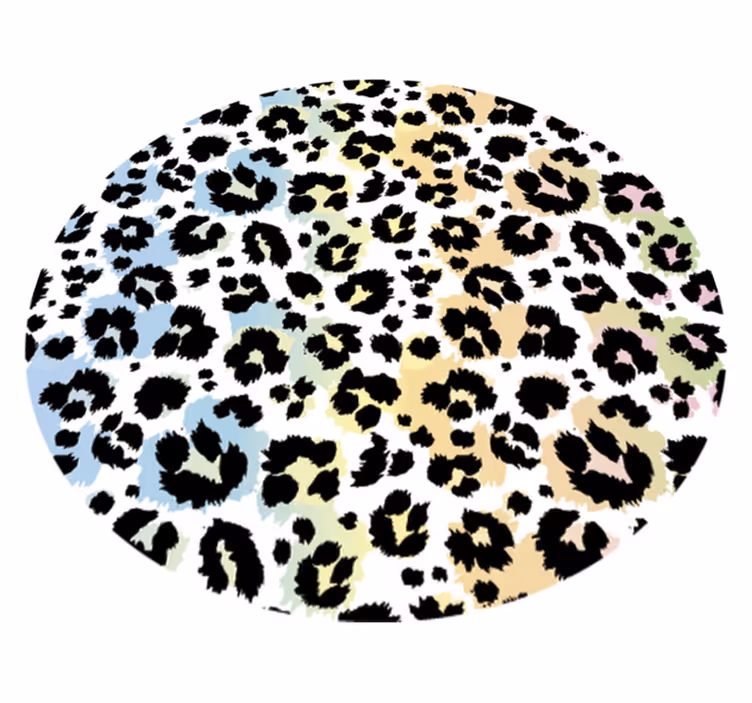 Vinyl teppich tiermuster leopardenflecken muster - TenStickers
