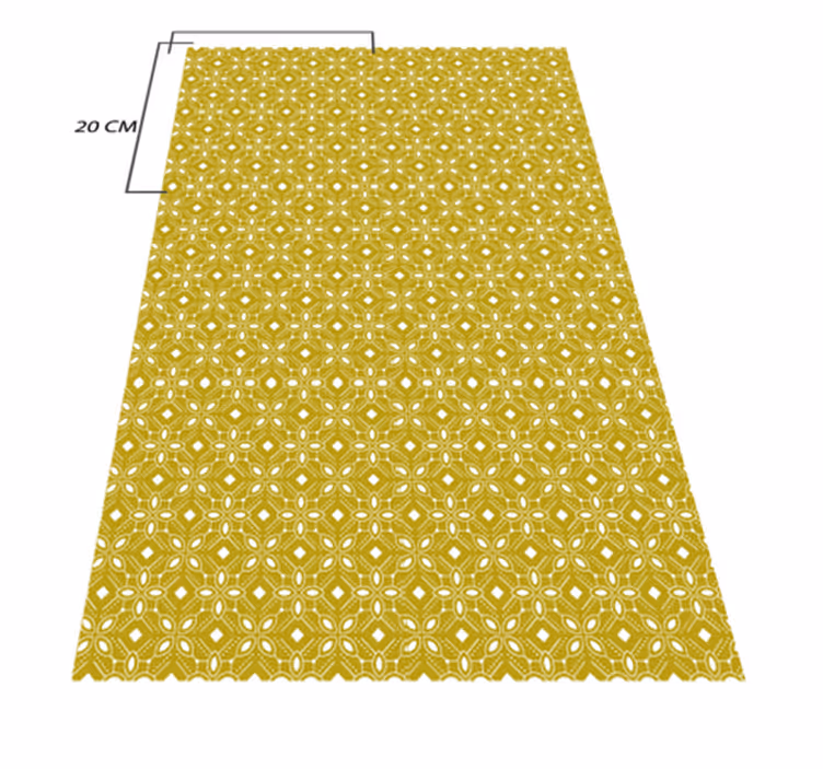 Vinyl teppich küche geometrische küchenauflage - TenStickers