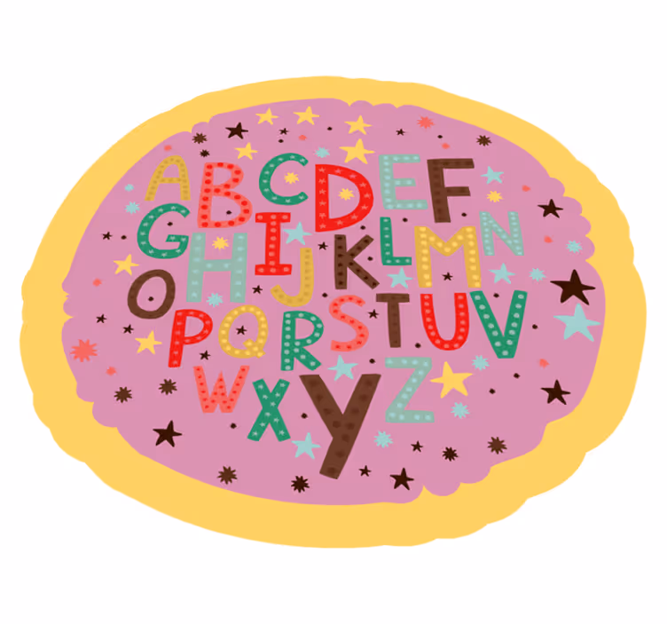 Vinyl Teppich Alphabet pädagogisches alphabetisch - TenStickers