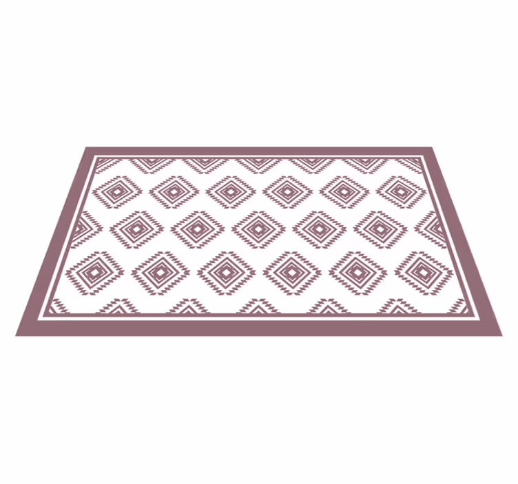 Vinyl teppich ethnisch mit ethnischem musterdesign - TenStickers