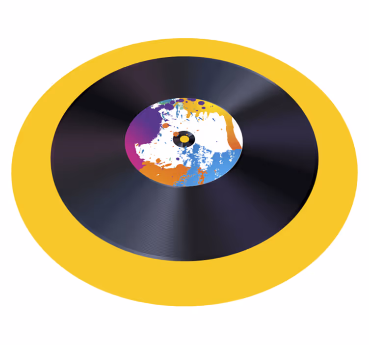 Vinyl Teppich Textur abstrakte splash-aufzeichnung - TenStickers