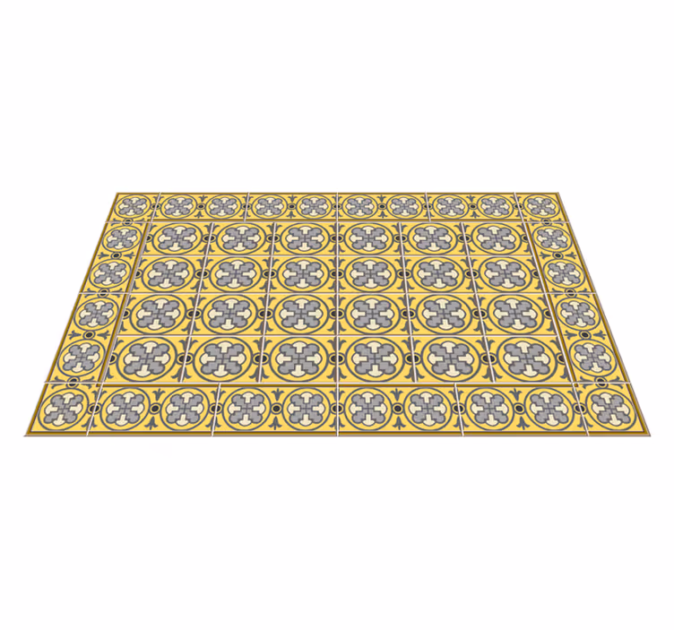 Vinyl Teppich Fliesenoptik reich verzierte mediterrane - TenStickers