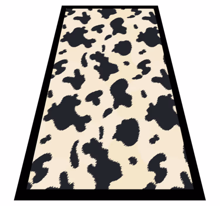 Vinyl Teppich Tiermuster kuhfell muster - TenStickers