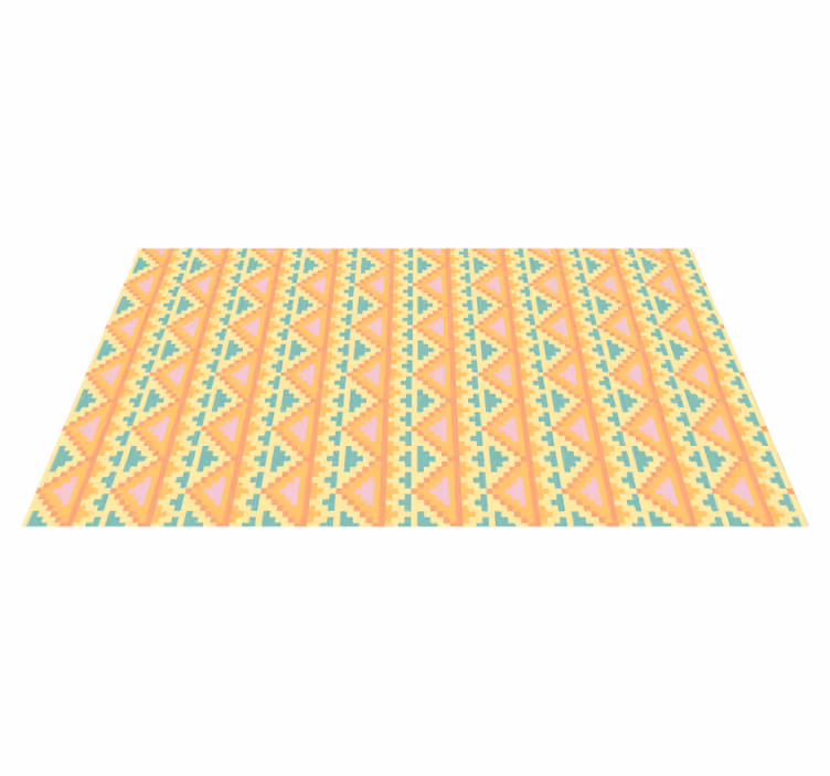 Vinyl Teppich geometrisch dekor mit stammesmuster - TenStickers