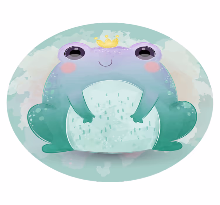 Vinyl Teppich kindlich cartoon-wasserfreunde - TenStickers