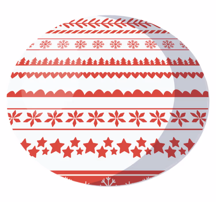Vinyl Teppich Weihnachten festliches saisonales motiv - TenStickers