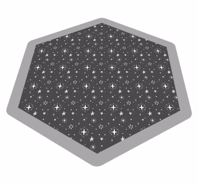 Vinyl Teppich Sterne himmlisches muster - TenStickers