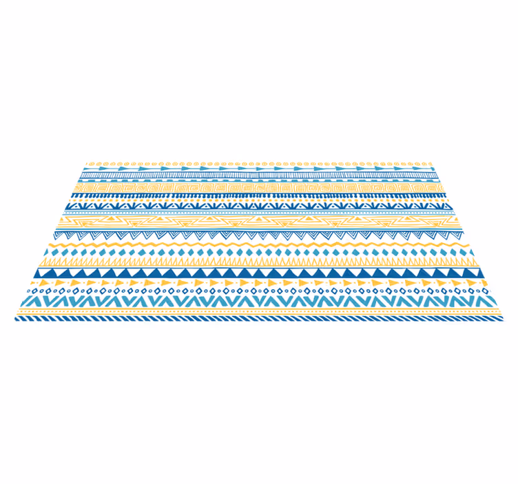 Vinyl Teppich gestreift stammes-streifenmuster - TenStickers