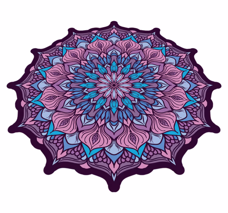 Vinylteppich Mandala Boho mandala Muster - TenStickers