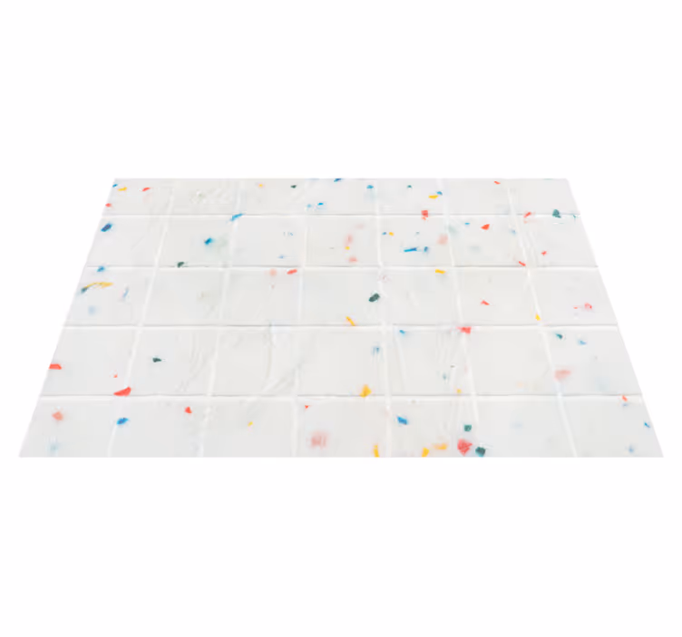 Vinyl Teppich Fliesenoptik terrazzo-fliesenmuster - TenStickers