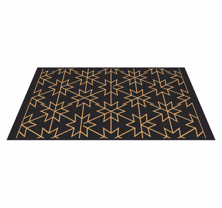 Vinyl Teppich geometrisch geometrischer sternenhimmel - TenStickers