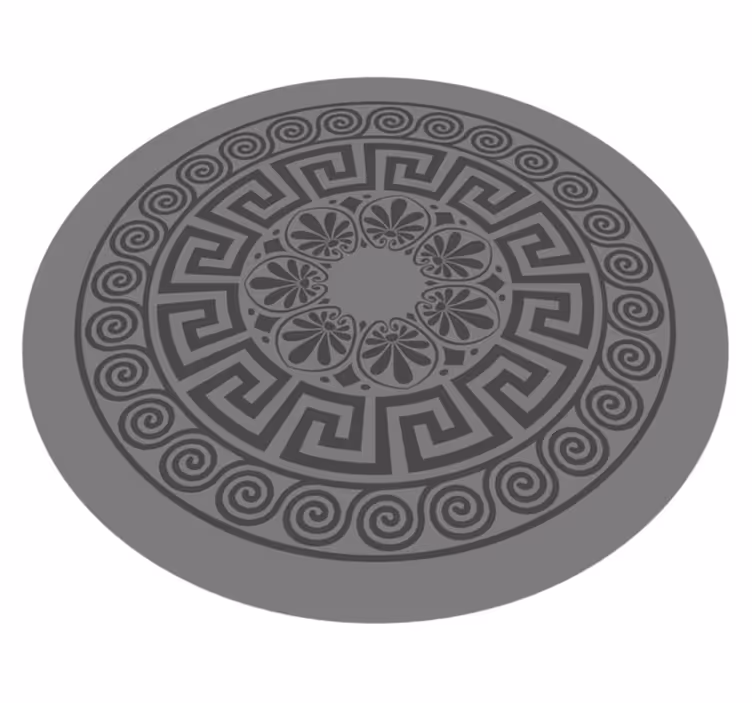 Vinyl Teppich Mandala mandala-inspirierte Darstellung - TenStickers