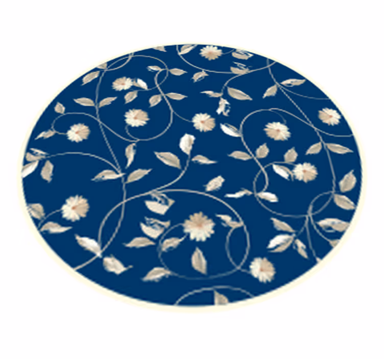 Vinyl Teppich Blumen botanisches blütenmuster - TenStickers
