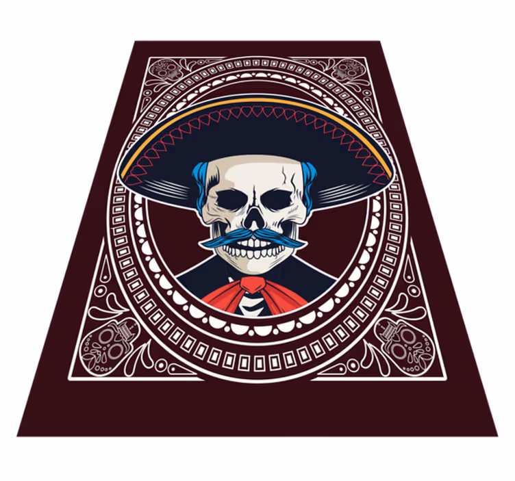 Vinyl Teppich Halloween tag der toten - TenStickers