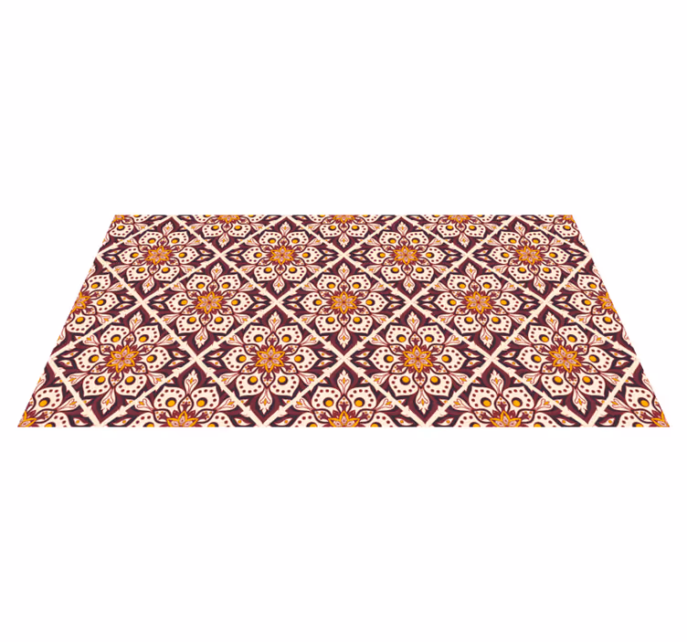 Vinyl teppich mosaik mandala muster - TenStickers