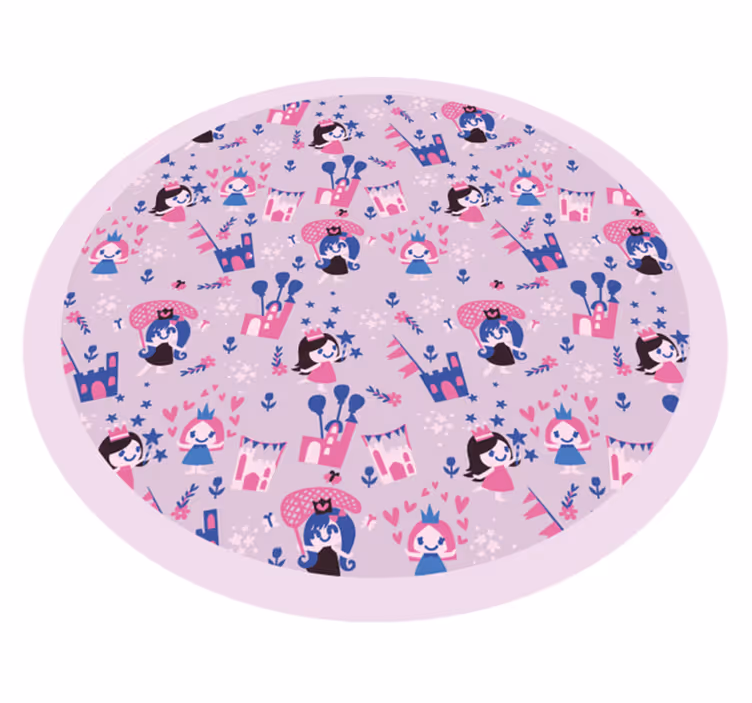 Vinyl Teppich Kinder märchenreif - TenStickers