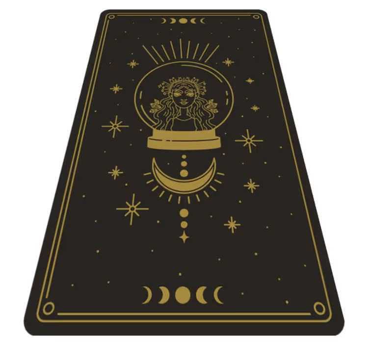 Vinyl Teppich Mandala himmlisches Ornament - TenStickers