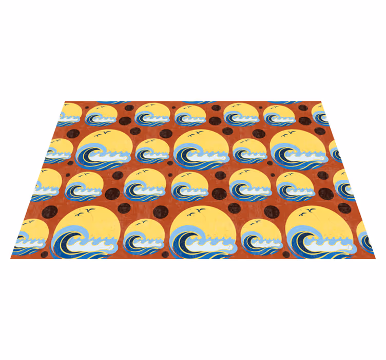 Vinyl Teppich kindlich bilder vom meer - TenStickers