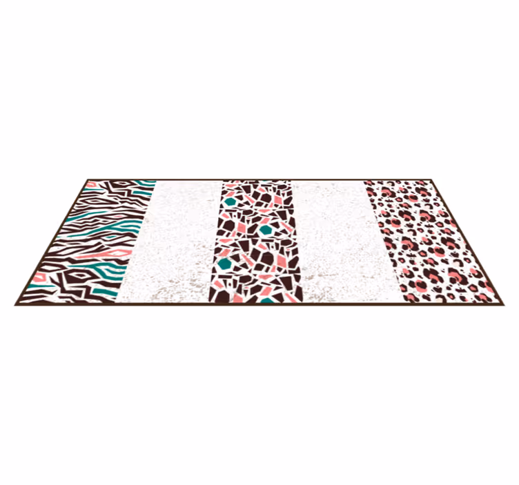 Vinyl Teppich Mosaik mosaikmusterfusion - TenStickers