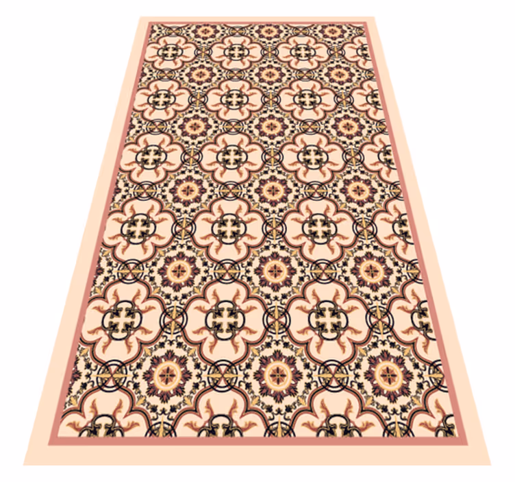 Vinyl teppich mosaik eleganz inspiriert von mosaik - TenStickers