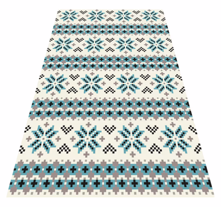Vinyl teppich mandala ethnisches mandala muster - TenStickers