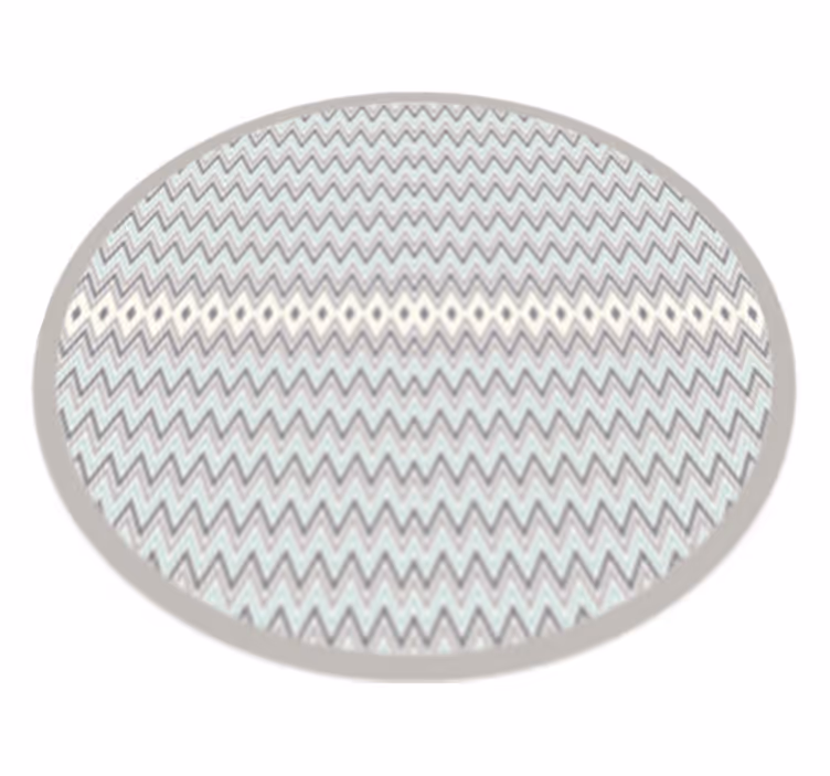 Vinyl Teppich gestreift chevron-musterdetail - TenStickers