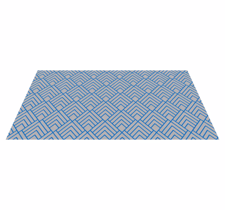 Vinyl Teppich geometrisch chevron-linien-muster - TenStickers