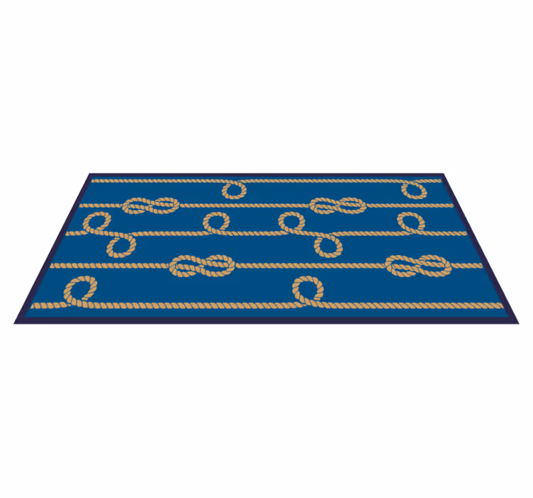 Vinyl Teppich Textur nautische knoten muster - TenStickers