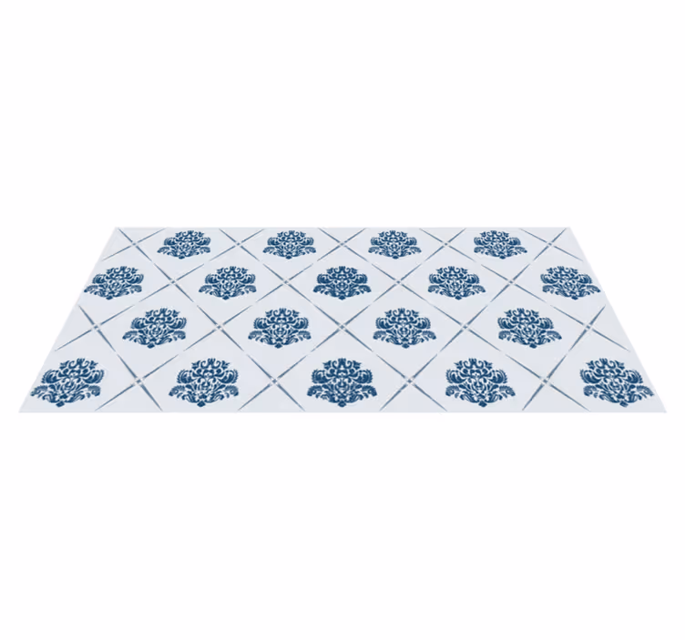 Vinyl Teppich Fliesenoptik traditionelles fliesenmuster - TenStickers
