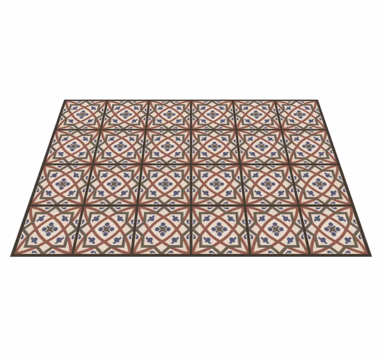 Vinyl Teppich modern Cheyene Vinylfliesen - TenStickers